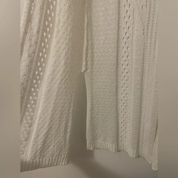 New Directions Crochet Open-Front Coastal Cowgirl Sweater Vest Cardigan - Picture 4 of 5